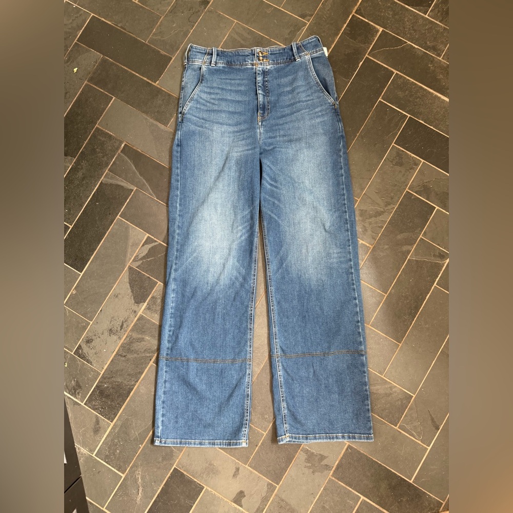 The Eventide High-Rise Wide-Leg Trouser Jeans by Pilcro from Anthropologie - Picture 4 of 4